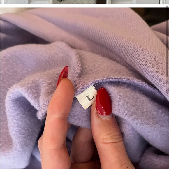 Purple matching sweat set jogger pants - Picture 4 of 4